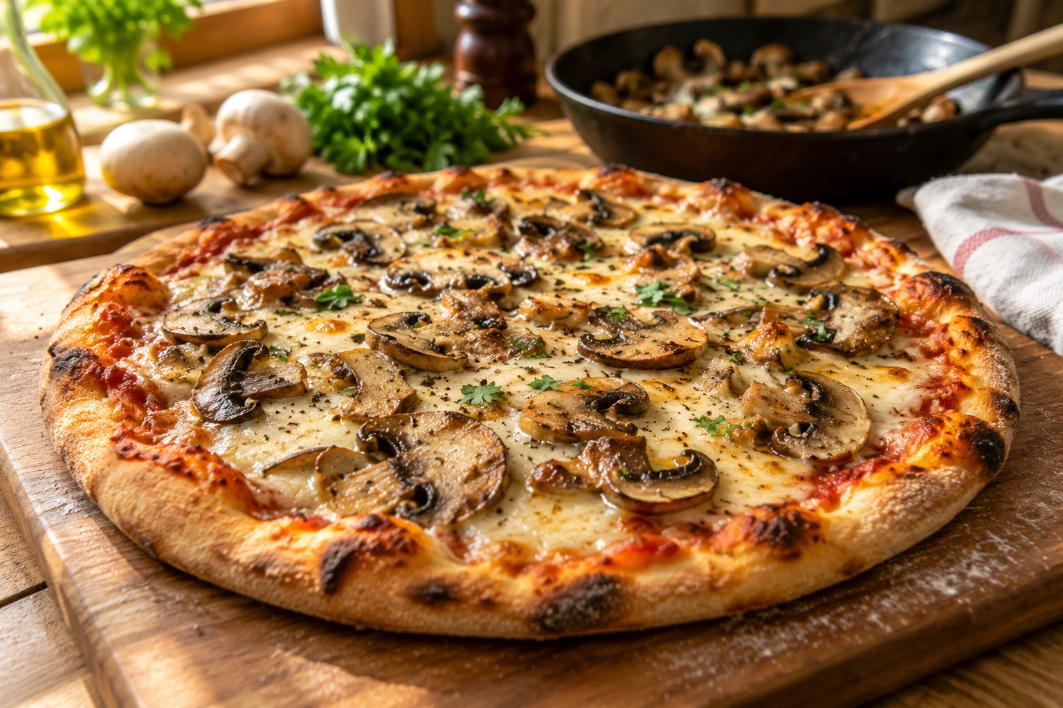 Faut-il faire cuire les champignons pour une pizza ?