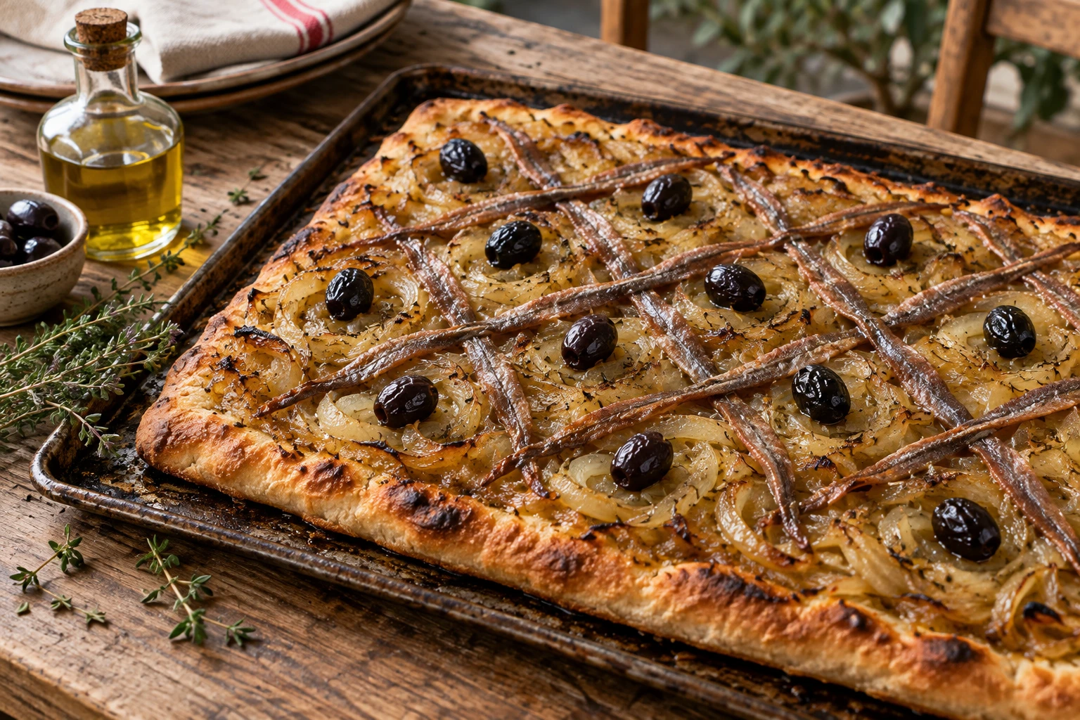 La pissaladière de grand-mère, comme à Nice